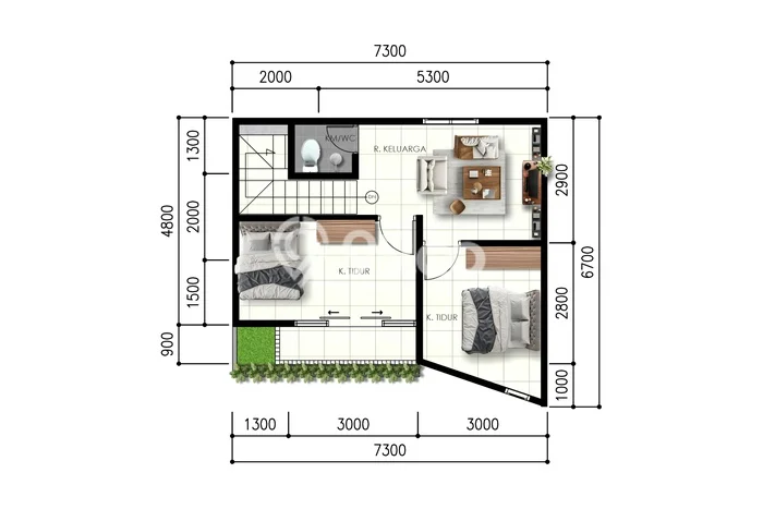 Rumah Strategis Modern Lb 90m2 di Berbah, Sleman Rumah Strategis Modern Lb 90m2 di Berbah, Sleman