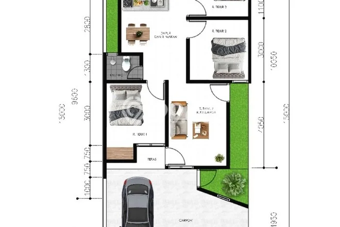 Rumah Modern Minimalis 3 KT Bisa Langsung Pindah di Sukarame Rumah Modern Minimalis 3 KT Bisa Langsung Pindah di Sukarame