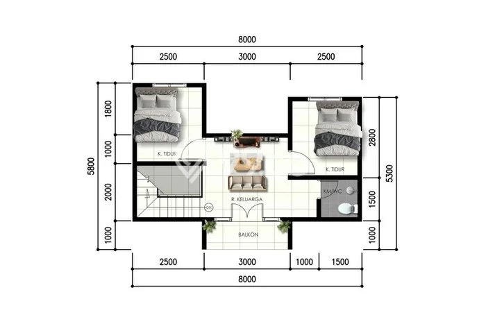 Rumah Modern Cantik 3 KT Siap Huni di Rajabasa Rumah Modern Cantik 3 KT Siap Huni di Rajabasa