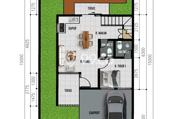 For Sale Rumah 3 Kamar Lokasi Strategis Nyaman dan Strategis di Rajabasa For Sale Rumah 3 Kamar Lokasi Strategis Nyaman dan Strategis di Rajabasa