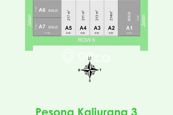 Kavling Tanah di Ngaglik Dijual Luas 211m2 Legalitas SHM Kavling Tanah di Ngaglik Dijual Luas 211m2 Legalitas SHM