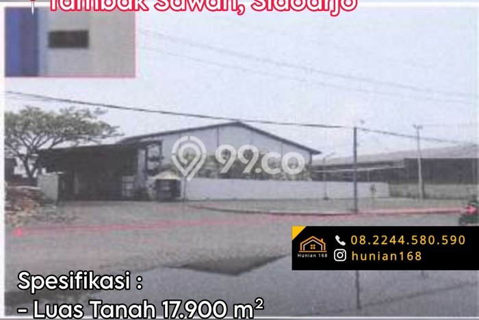 Unit Gudang Dijual di Waru Sidoarjo Luas Tanah 12820m2, Luas Bangunan 12820m2 Unit Gudang Dijual di Waru Sidoarjo Luas Tanah 12820m2, Luas Bangunan 12820m2