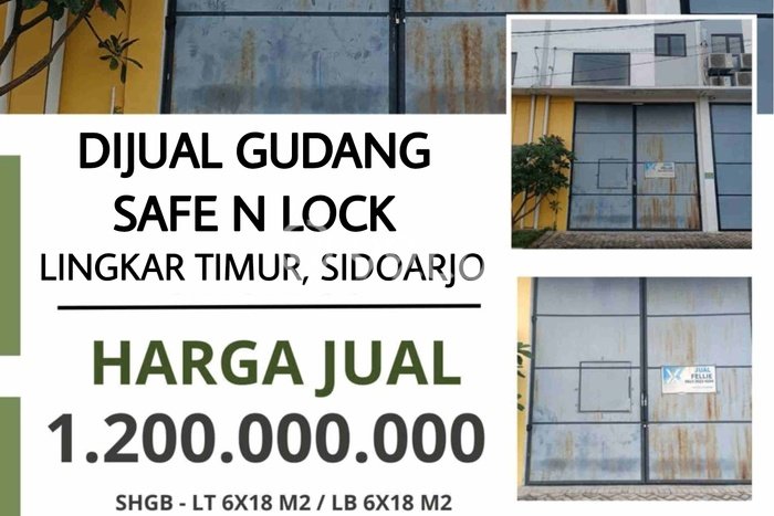 FOR SALE! Gudang di Sidoarjo Sidoarjo, LT 108m2, LB 108m2 FOR SALE! Gudang di Sidoarjo Sidoarjo, LT 108m2, LB 108m2