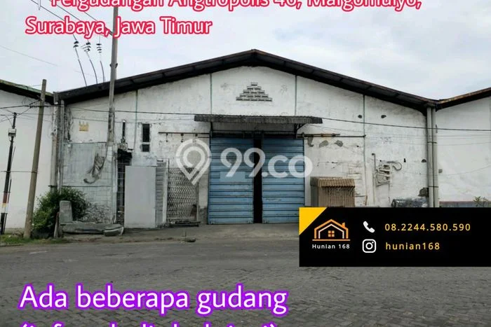 Gudang untuk Disewa di Pusat Surabaya Luas Bangunan 480m2 Gudang untuk Disewa di Pusat Surabaya Luas Bangunan 480m2