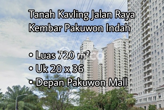 Kavling Tanah untuk Dijual di Pakuwon Indah, Surabaya, Luas 720m2 Kavling Tanah untuk Dijual di Pakuwon Indah, Surabaya, Luas 720m2
