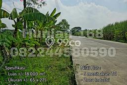 Tanah Dijual Lokasi Jetis, Mojokerto dengan Luas Tanah 18000m2 dan Status SHM Tanah Dijual Lokasi Jetis, Mojokerto dengan Luas Tanah 18000m2 dan Status SHM