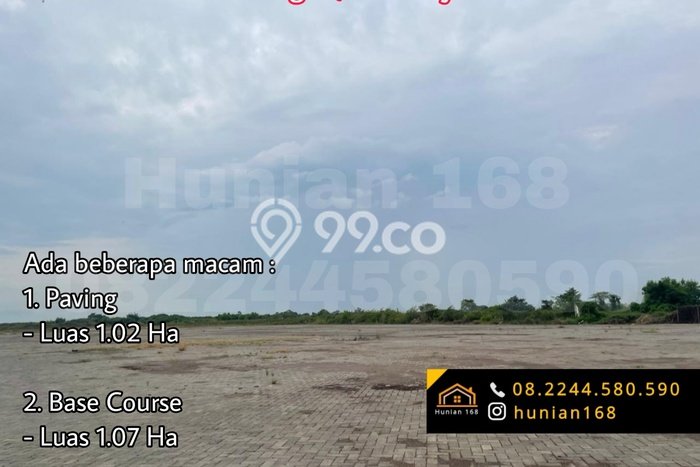 Tanah Disewakan di Benowo, Surabaya, Luas 2000m2 - Tanah Disewakan di Benowo, Surabaya, Luas 2000m2 -
