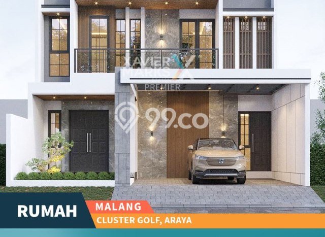 Ready to Use! Premium House LT 200m2 Desain Elegan di Araya Ready to Use! Premium House LT 200m2 Desain Elegan di Araya
