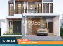Ready to Use! Premium House LT 200m2 Desain Elegan di Araya Ready to Use! Premium House LT 200m2 Desain Elegan di Araya