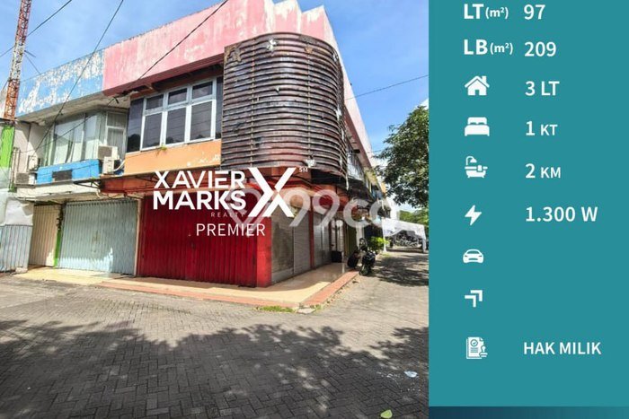 Ruko Dijual di Prime Area Malang Luas 209m2 Ruko Dijual di Prime Area Malang Luas 209m2