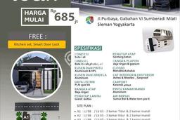 Rumah Modern 3 KT LT 90m2 di Sleman Rumah Modern 3 KT LT 90m2 di Sleman