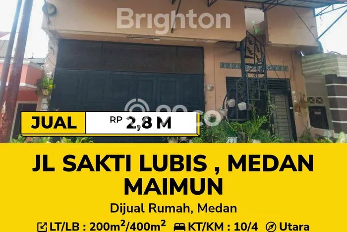 Rumah Mewah Dijual LT 200m2 di Medan Maimun, Medan Rumah Mewah Dijual LT 200m2 di Medan Maimun, Medan