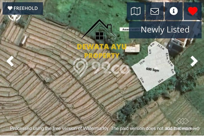 Tanah Kavling Dijual di Badung dengan Spesifikasi 600m2 Tanah Kavling Dijual di Badung dengan Spesifikasi 600m2