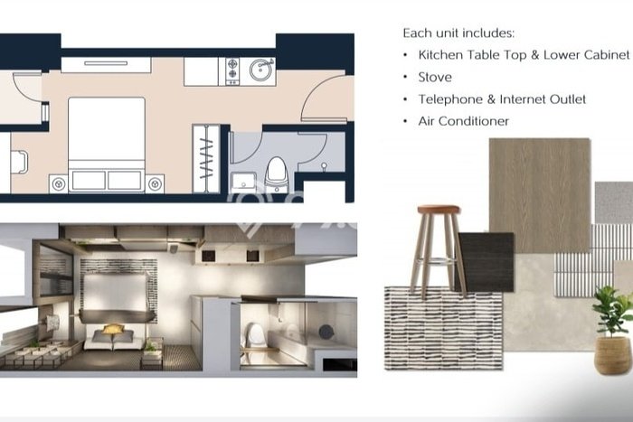 Siap Huni Apartemen di Jakarta Selatan 1 Kamar & 1 Kamar Mandi, Luas 30m2 Siap Huni Apartemen di Jakarta Selatan 1 Kamar & 1 Kamar Mandi, Luas 30m2