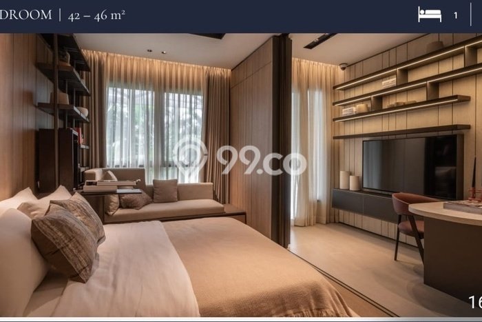 Siap Huni Apartemen di Jakarta Selatan 1 Kamar & 1 Kamar Mandi, Luas 46m2 Siap Huni Apartemen di Jakarta Selatan 1 Kamar & 1 Kamar Mandi, Luas 46m2