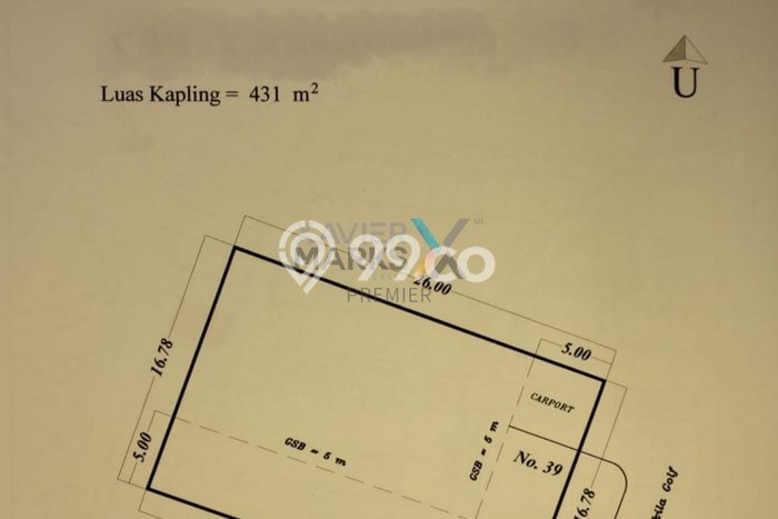 Tanah Kavling di Blimbing Dijual dengan Luas 431m2 Tanah Kavling di Blimbing Dijual dengan Luas 431m2