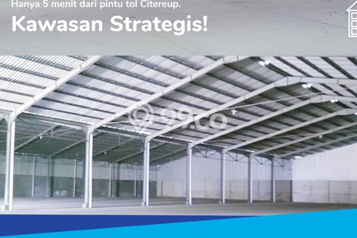 AREA POTENSIAL! Gudang Kawasan Cibinong, Luas 1500m2m², Area Bisnis AREA POTENSIAL! Gudang Kawasan Cibinong, Luas 1500m2m², Area Bisnis