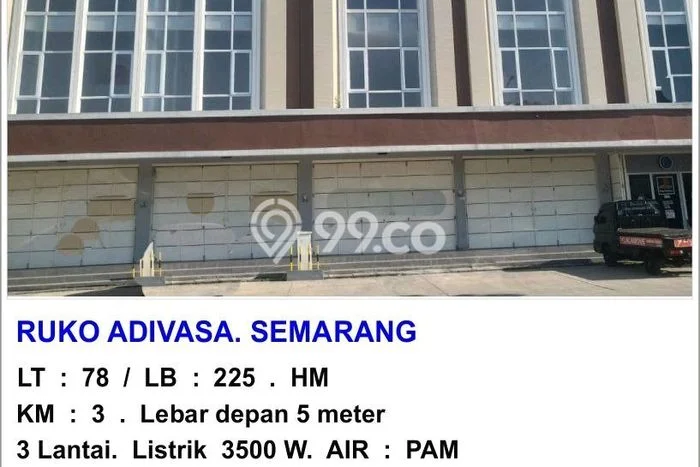 Ruko Kawasan Semarang Utara, Luas 225m2m², Posisi Mainroad Ruko Kawasan Semarang Utara, Luas 225m2m², Posisi Mainroad