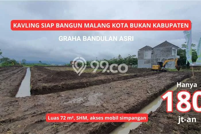 Tanah Kavling Dijual di Bandulan, Malang dengan Luas Tanah 72m2 Tanah Kavling Dijual di Bandulan, Malang dengan Luas Tanah 72m2