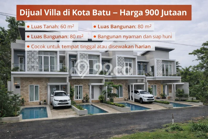 Vila Kawasan , Area 60m2m², Akses ke fasilitas umum Vila Kawasan , Area 60m2m², Akses ke fasilitas umum