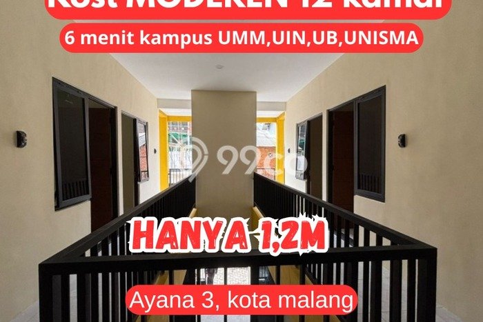 Rumah Kost untuk Dijual di Malang Kota Punya 12 Kamar Rumah Kost untuk Dijual di Malang Kota Punya 12 Kamar