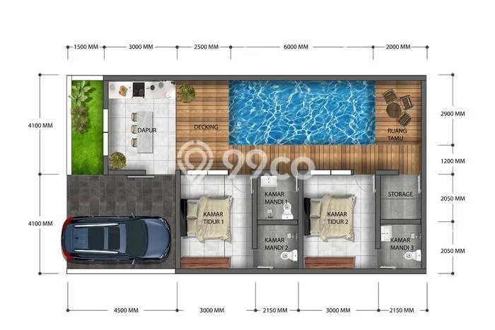 DIJUAL! Vila Kawasan , Luas 120m2m², Posisi Strategis DIJUAL! Vila Kawasan , Luas 120m2m², Posisi Strategis