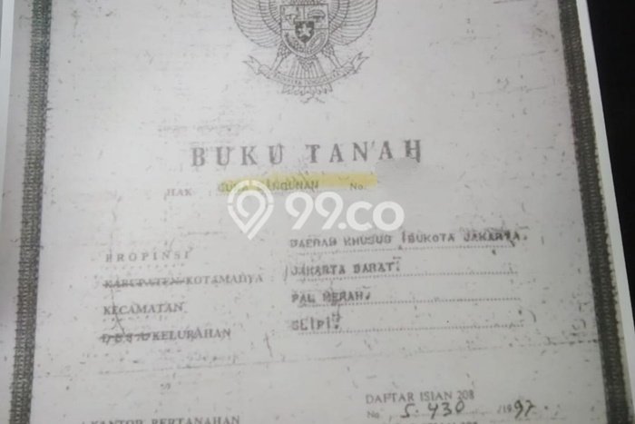 Untuk Dijual Tanah di Jakarta Barat, Luas 9438m2 - Untuk Dijual Tanah di Jakarta Barat, Luas 9438m2 -