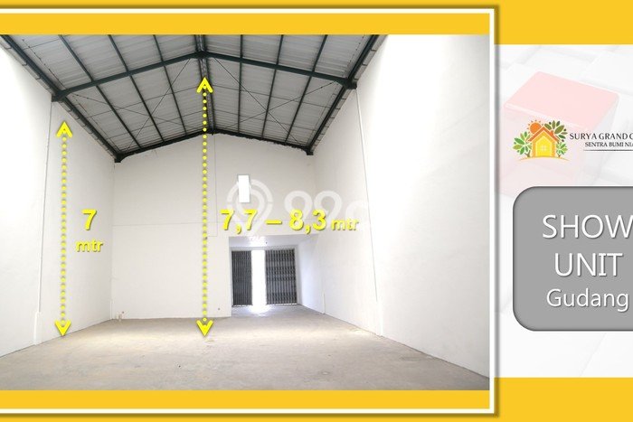 Gudang Bagus LT 440m2 LB 313m2 Dijual di Cisoka Tangerang Gudang Bagus LT 440m2 LB 313m2 Dijual di Cisoka Tangerang