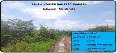 Lahan Kosong Dijual di Jatiwangi, Majalengka, Luas 50000m2 Area Strategis Lahan Kosong Dijual di Jatiwangi, Majalengka, Luas 50000m2 Area Strategis