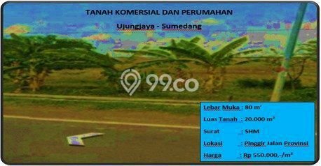 Tanah untuk Dijual di Kertajati Majalengka Luas 20000m2 Tanah untuk Dijual di Kertajati Majalengka Luas 20000m2