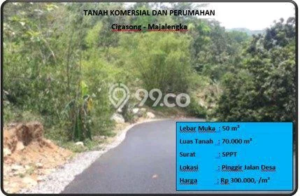 Tanah Strategis Dijual di Cigasong Majalengka 70000m2 Tanah Strategis Dijual di Cigasong Majalengka 70000m2