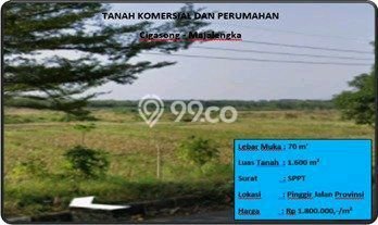 Lahan untuk Dijual di Cigasong Majalengka Luas 1600m2 Lahan untuk Dijual di Cigasong Majalengka Luas 1600m2
