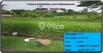 Untuk Dijual Tanah di Kertajati Majalengka Luas 20000m2 SHM Untuk Dijual Tanah di Kertajati Majalengka Luas 20000m2 SHM