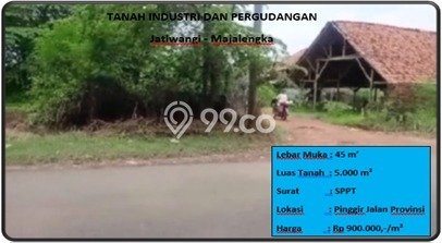 Tanah Dijual Lokasi Jatiwangi, Majalengka dengan Luas Tanah 20000m2 dan Status - Tanah Dijual Lokasi Jatiwangi, Majalengka dengan Luas Tanah 20000m2 dan Status -