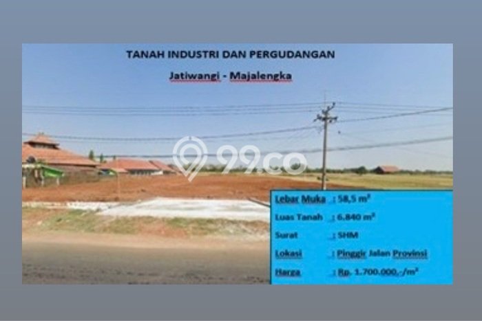 Tanah Lokasi Potensial di Jatiwangi, Luas 6840m², Akses ke Fasilitas Umum, Akses Jatiwangi, Majalengka, Majalengka Tanah Lokasi Potensial di Jatiwangi, Luas 6840m², Akses ke Fasilitas Umum, Akses Jatiwangi, Majalengka, Majalengka