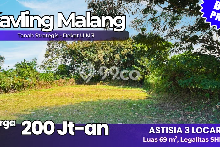 Tanah Area Prospektif di Dau, Luas 69m2m², Dekat ke Pusat Kota, Dekat Dau, Malang, Malang Tanah Area Prospektif di Dau, Luas 69m2m², Dekat ke Pusat Kota, Dekat Dau, Malang, Malang