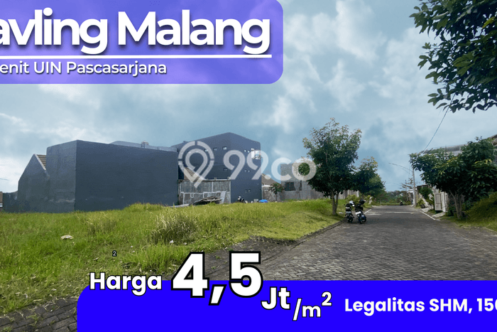 Tanah di Dau, Luas 150m2m², Lokasi Strategis Tanah di Dau, Luas 150m2m², Lokasi Strategis