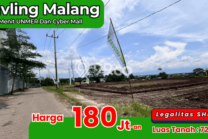 Tanah Komersial Kawasan Bandulan, Luas 72m2m², Akses Mudah Tanah Komersial Kawasan Bandulan, Luas 72m2m², Akses Mudah