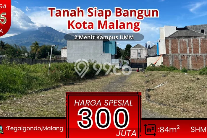 Tanah di , Luas 84m2m², Sertifikat SHM, Akses Malang, Malang Tanah di , Luas 84m2m², Sertifikat SHM, Akses Malang, Malang