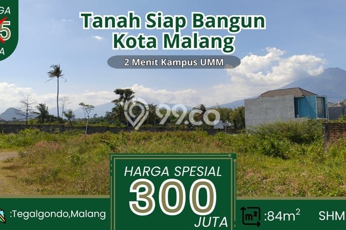 HARGA MENARIK! Tanah Kawasan Tlogomas, Luas 84m2m², Kawasan Berkembang, Bebas Longsor HARGA MENARIK! Tanah Kawasan Tlogomas, Luas 84m2m², Kawasan Berkembang, Bebas Longsor