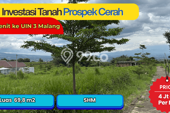 Tanah di Dau, Luas 69m2m², Dekat Jalan Utama Tanah di Dau, Luas 69m2m², Dekat Jalan Utama