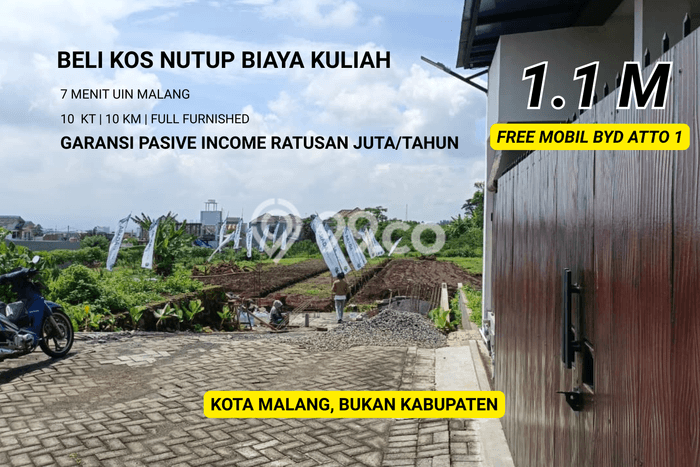 Jual Rumah Eksklusif 10 KT di Merjosari, Malang Jual Rumah Eksklusif 10 KT di Merjosari, Malang