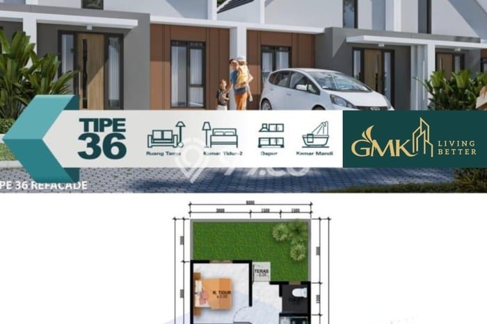 Hunian Asri 3 KT di Pakis, Malang - LT 60m2m² Hunian Asri 3 KT di Pakis, Malang - LT 60m2m²