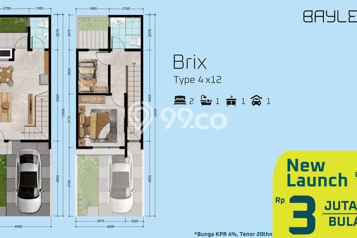 Rumah Minimalis 2 KT LT 48m2 di Suvarna Sutera Rumah Minimalis 2 KT LT 48m2 di Suvarna Sutera