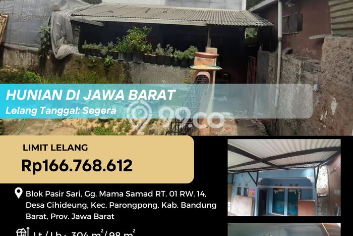 Rumah Premium 0 KT 0 KM di Kompleks Perumahan Parongpong, Bandung Barat Rumah Premium 0 KT 0 KM di Kompleks Perumahan Parongpong, Bandung Barat