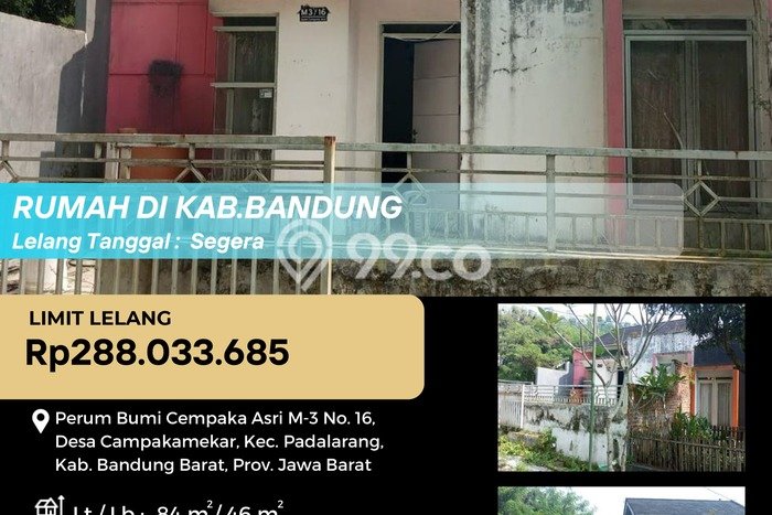 HARGA SPECIAL! Rumah Asri di Padalarang, Bandung Barat, LT 84m2m² LB 46m2m² Bisa Nego! HARGA SPECIAL! Rumah Asri di Padalarang, Bandung Barat, LT 84m2m² LB 46m2m² Bisa Nego!