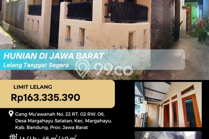 Rumah area Margahayu, Area Premium LT 46m2m² Rumah area Margahayu, Area Premium LT 46m2m²