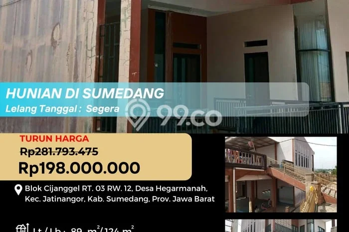 DIJUAL CEPAT! Rumah Nyaman di Jatinangor, Sumedang, LT 89m2m² LB 124m2m² Bisa Nego! DIJUAL CEPAT! Rumah Nyaman di Jatinangor, Sumedang, LT 89m2m² LB 124m2m² Bisa Nego!