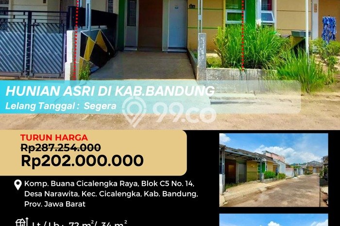Rumah LT 72m2m² Konsep Modern di Cicalengka, Dekat Fasilitas Umum, Bandung Rumah LT 72m2m² Konsep Modern di Cicalengka, Dekat Fasilitas Umum, Bandung