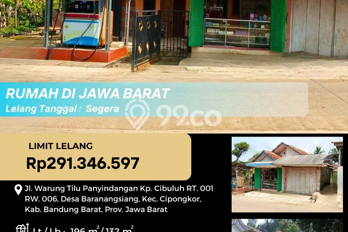 Rumah Berkualitas LT 196m2m² / LB 132m2m² di Lokasi Strategis Cipongkor, Bandung Barat Rumah Berkualitas LT 196m2m² / LB 132m2m² di Lokasi Strategis Cipongkor, Bandung Barat